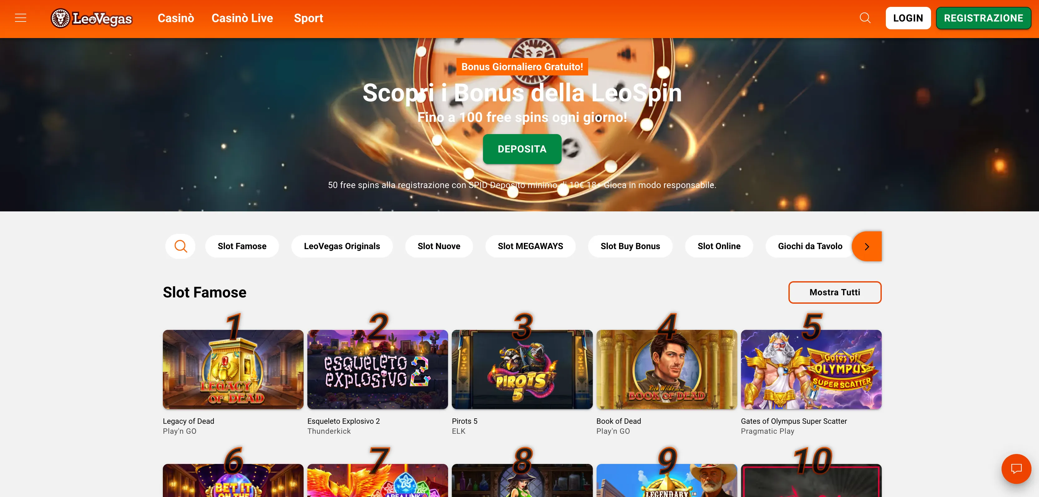 LeoVegas casino